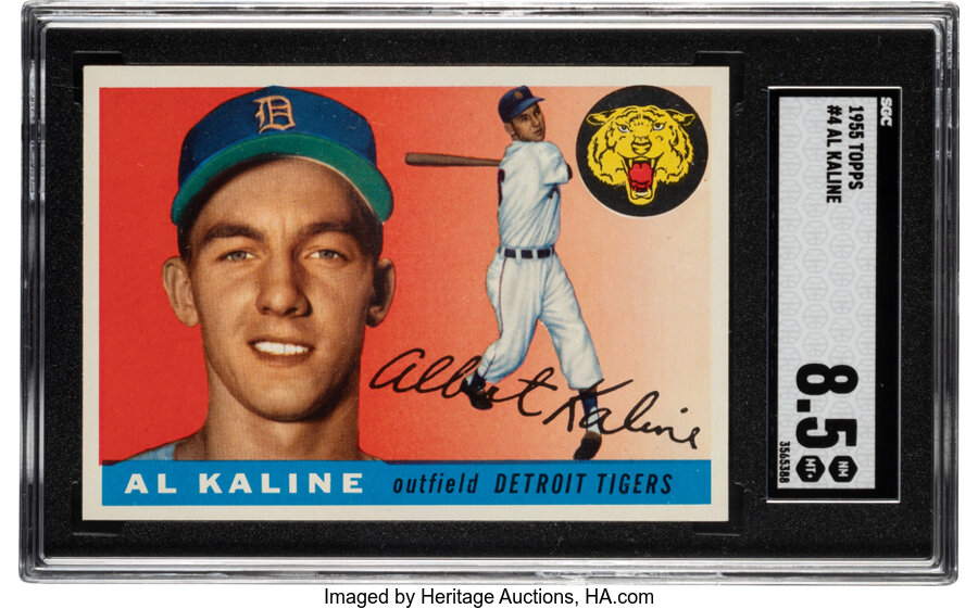 1955 Topps Al Kaline #4 SGC NM/MT+ 8.5