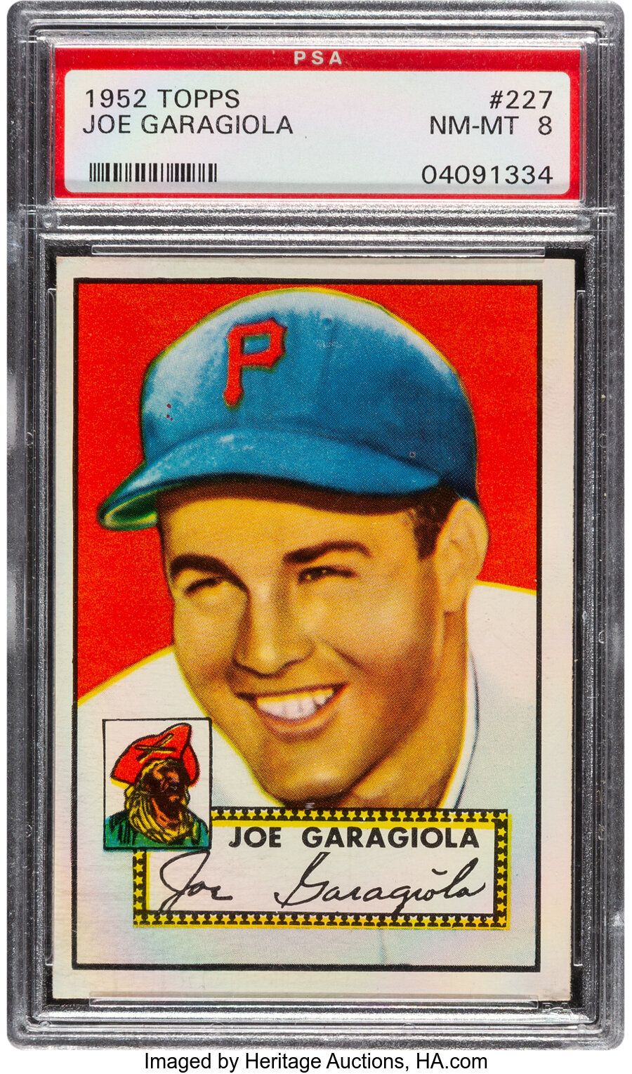 1952 Topps Joe Garagiola #227 PSA NM-MT 8