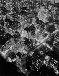 Berenice Abbott (American, 1898-1991) New York at Night, 1932 Gelatin silver print, printed 1979 23 x 18 inches (58.4 x...