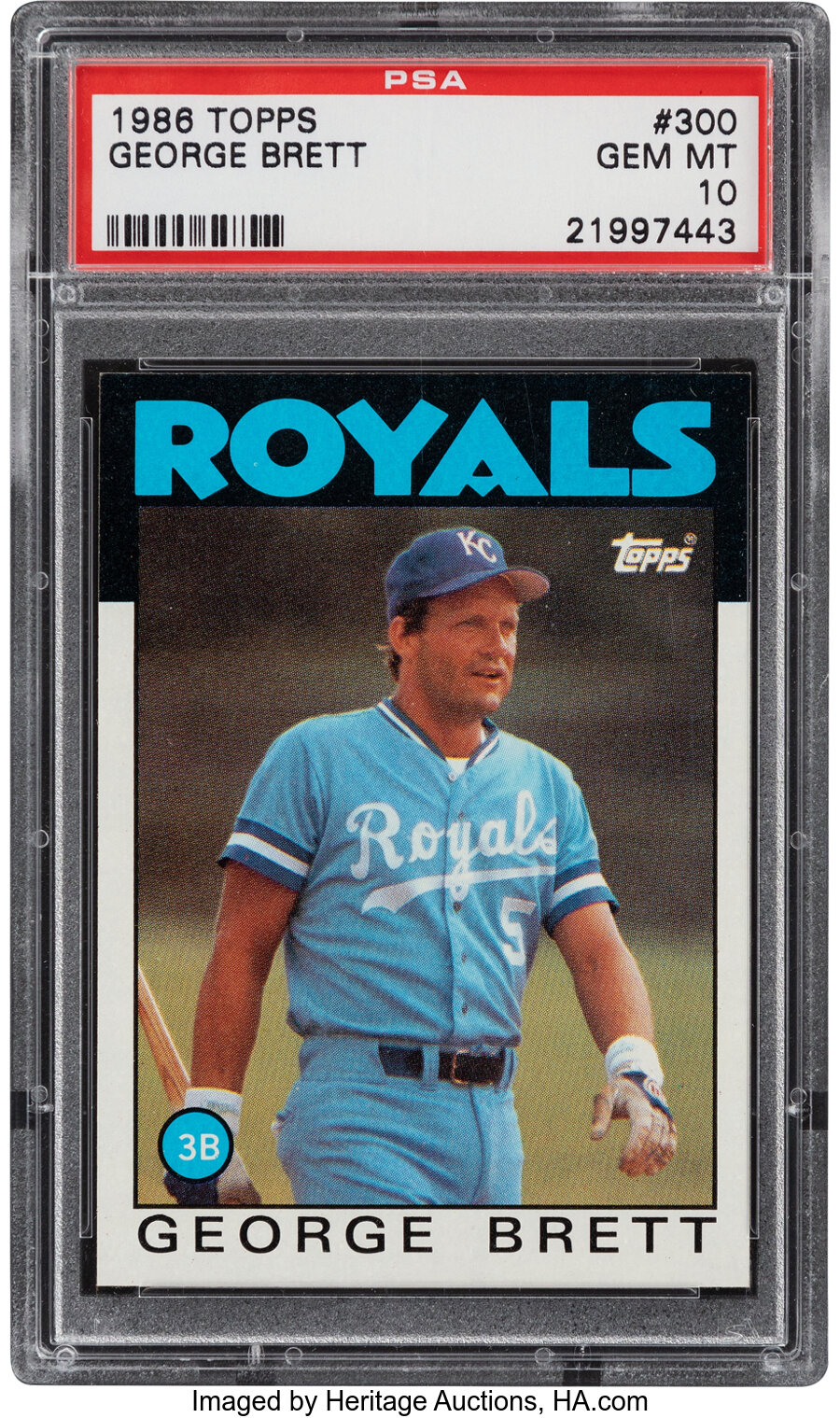 1986 Topps George Brett #300 PSA Gem Mint 10