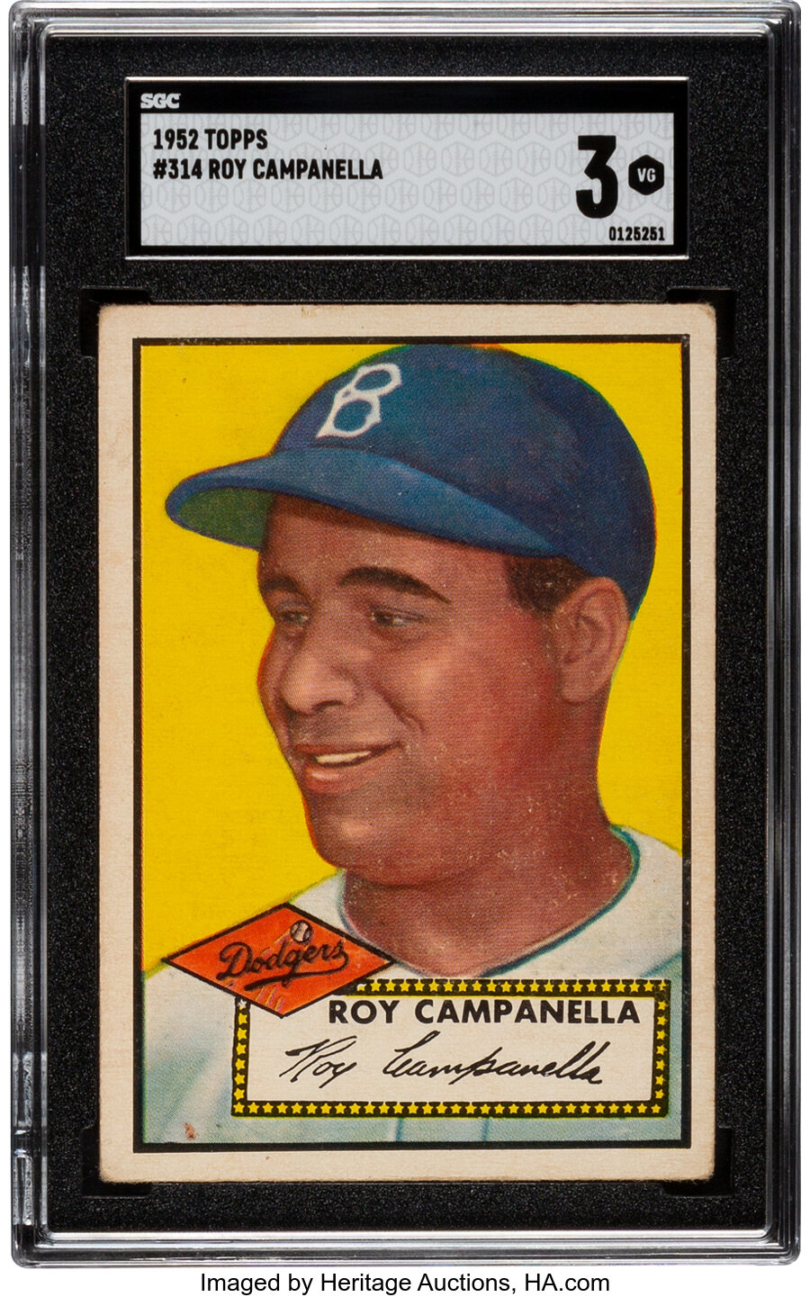 1952 Topps Roy Campanella #314 SGC VG 3