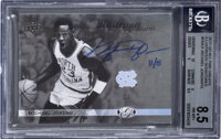 2011 Upper Deck All-Time Greats Michael Jordan (Illustrious Signatures) #IS-MJ1 BGS NM-MT+ 8.5, Auto 10 - #'d 11/15