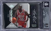 2006 Upper Deck Black Michael Jordan (Legends Autographs) #AL-MJ BGS NM-MT+ 8.5, Auto 10 - #'d 3/10