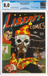 Liberty Comics #12 (Green Publishing Co., 1946) CGC VF 8.0 White pages