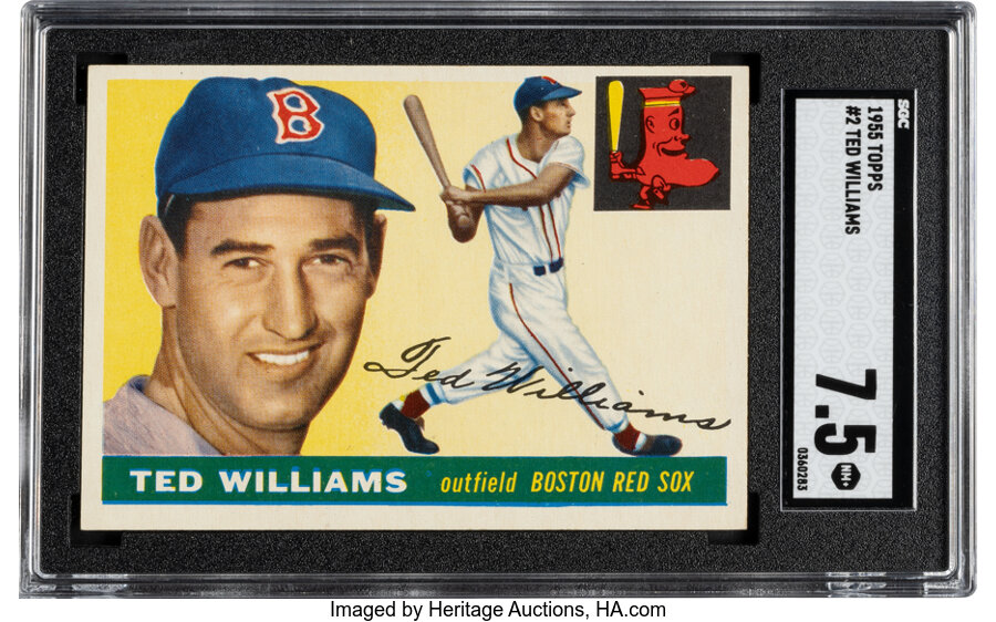 1955 Topps Ted Williams #2 SGC NM+ 7.5