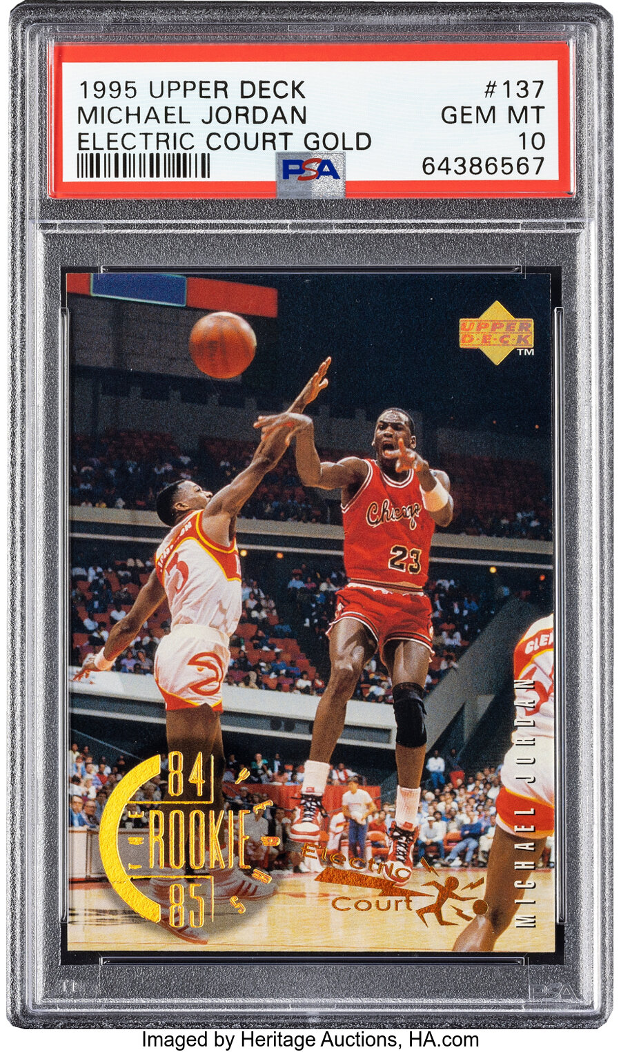 1995 Upper Deck Michael Jordan (Electric Court Gold) #137 PSA Gem Mint 10