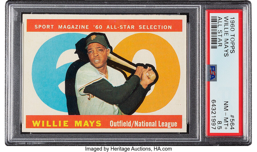 1960 Topps Willie Mays (All Star) #564 PSA NM-MT+ 8.5