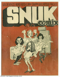 Snuk Comix #1 Wilderness Road And Flippy Skippy (Skip Williamson, 1970). When the printer wasn't paid for this comic, he...