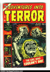 Adventures Into Terror #19 (Atlas, 1953) Condition: VG+. Cool pre-Code horror cover. These 1950s Horror books are very u...