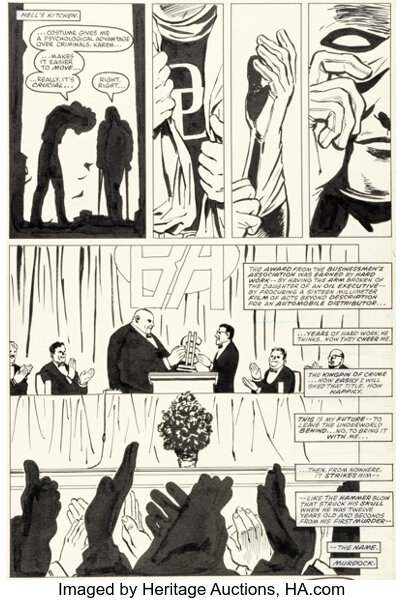 Original Comic Art:Story Page, David Mazzucchelli Daredevil #233 Story Page 21 "Born Again" Original Art (Marvel, 1986)....