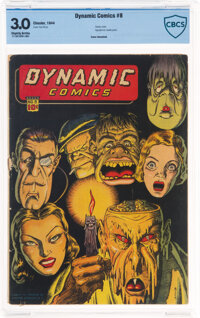 Dynamic Comics #8 (Chesler, 1944) CBCS GD/VG 3.0 Slightly brittle pages