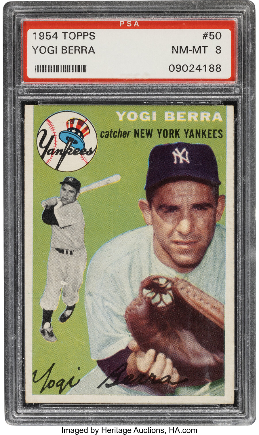 1954 Topps Yogi Berra #50 PSA NM-MT 8