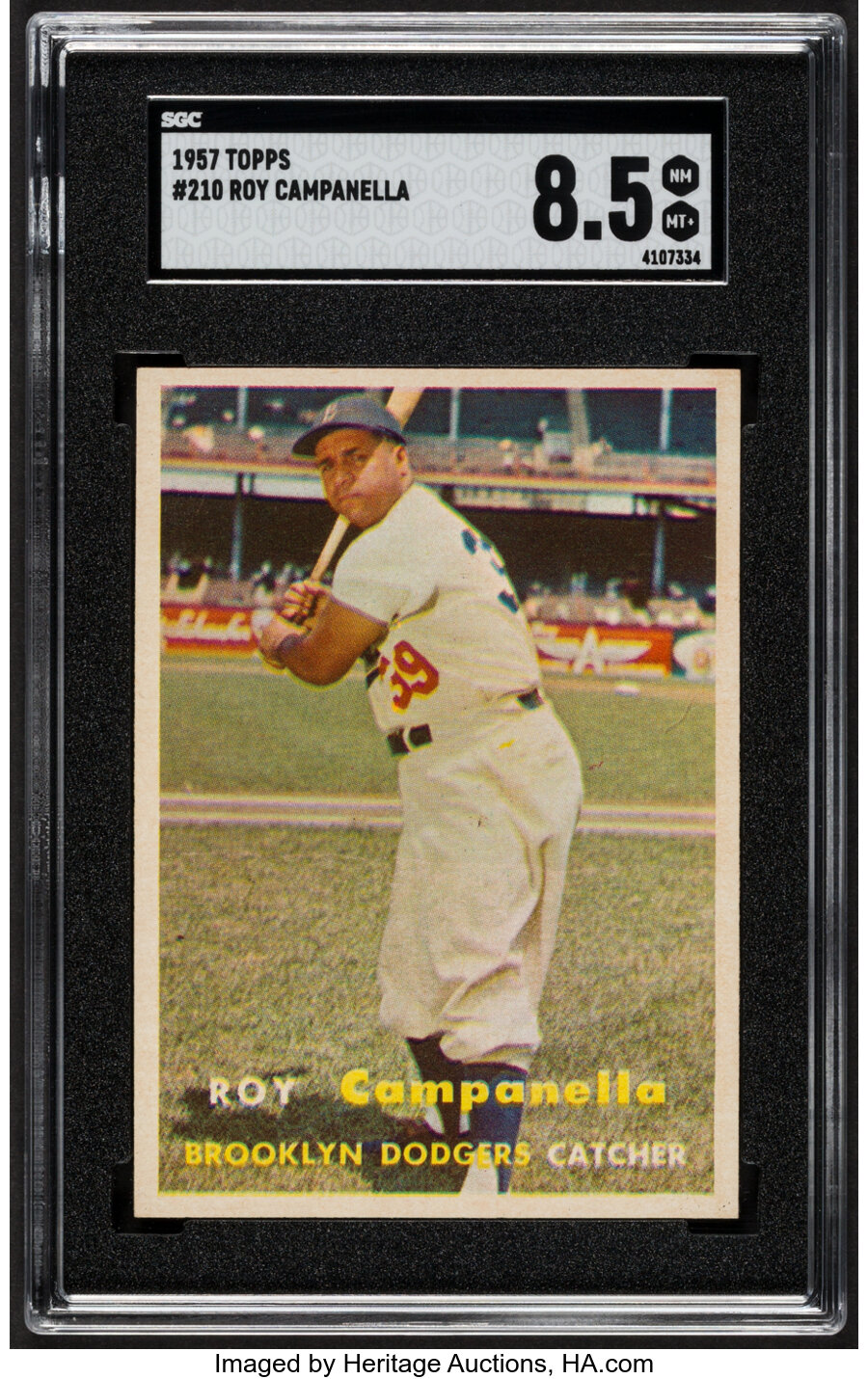1957 Topps Roy Campanella #210 SGC NM/MT+ 8.5