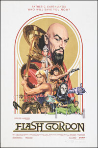 Flash Gordon 78/300 by Paul Mann (Vice Press, 2022). Rolled, Near Mint. Hand Signed and Numbered Limited Edition Screen...