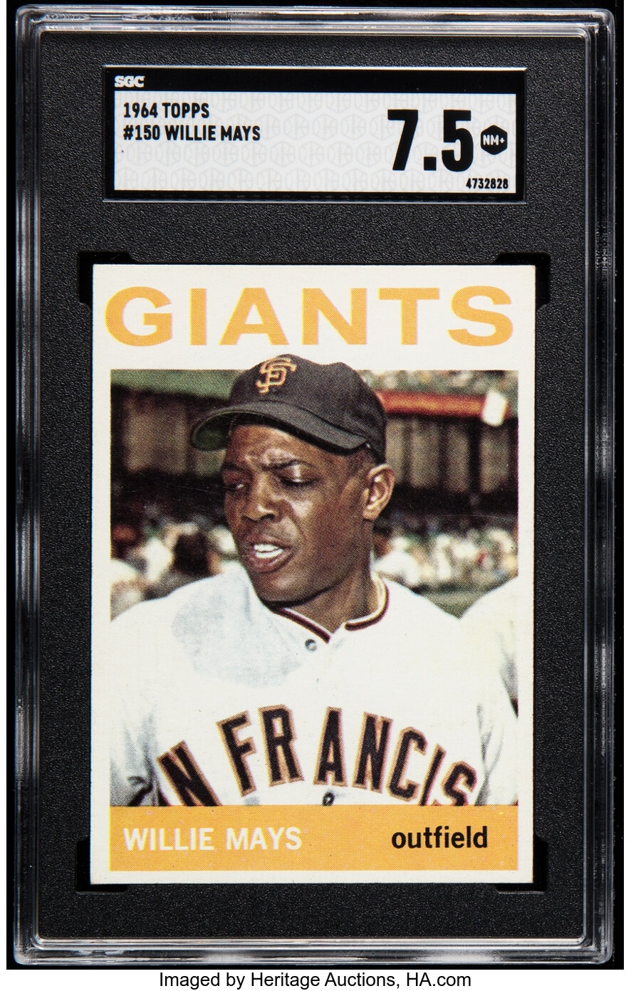 1964 Topps Willie Mays #150 SGC NM+ 7.5