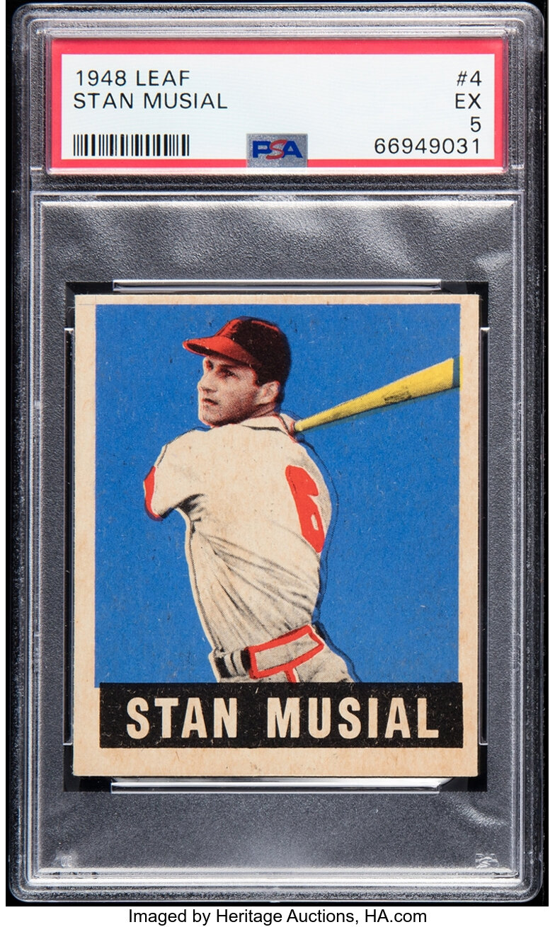 1948-49 Leaf Stan Musial #4 PSA EX 5