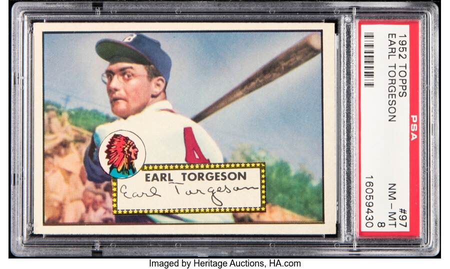 1952 Topps Earl Torgeson #97 PSA NM-MT 8