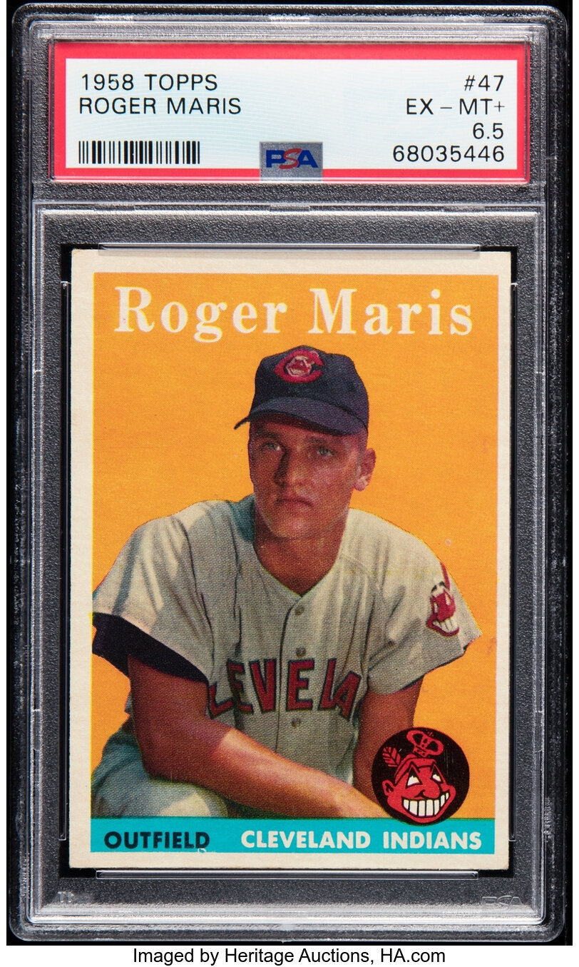 1958 Topps Roger Maris #47 PSA EX-MT+ 6.5