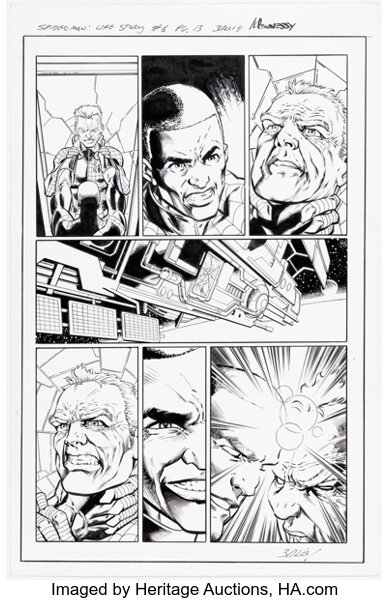 Original Comic Art:Story Page, Mark Bagley and Andrew Hennessy Spider-Man: Life Story #6 Story Page 13 Original Art (Marvel...