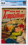Teen-Age Temptations #9 (St. John, 1954) CGC VG 4.0 Off-white pages