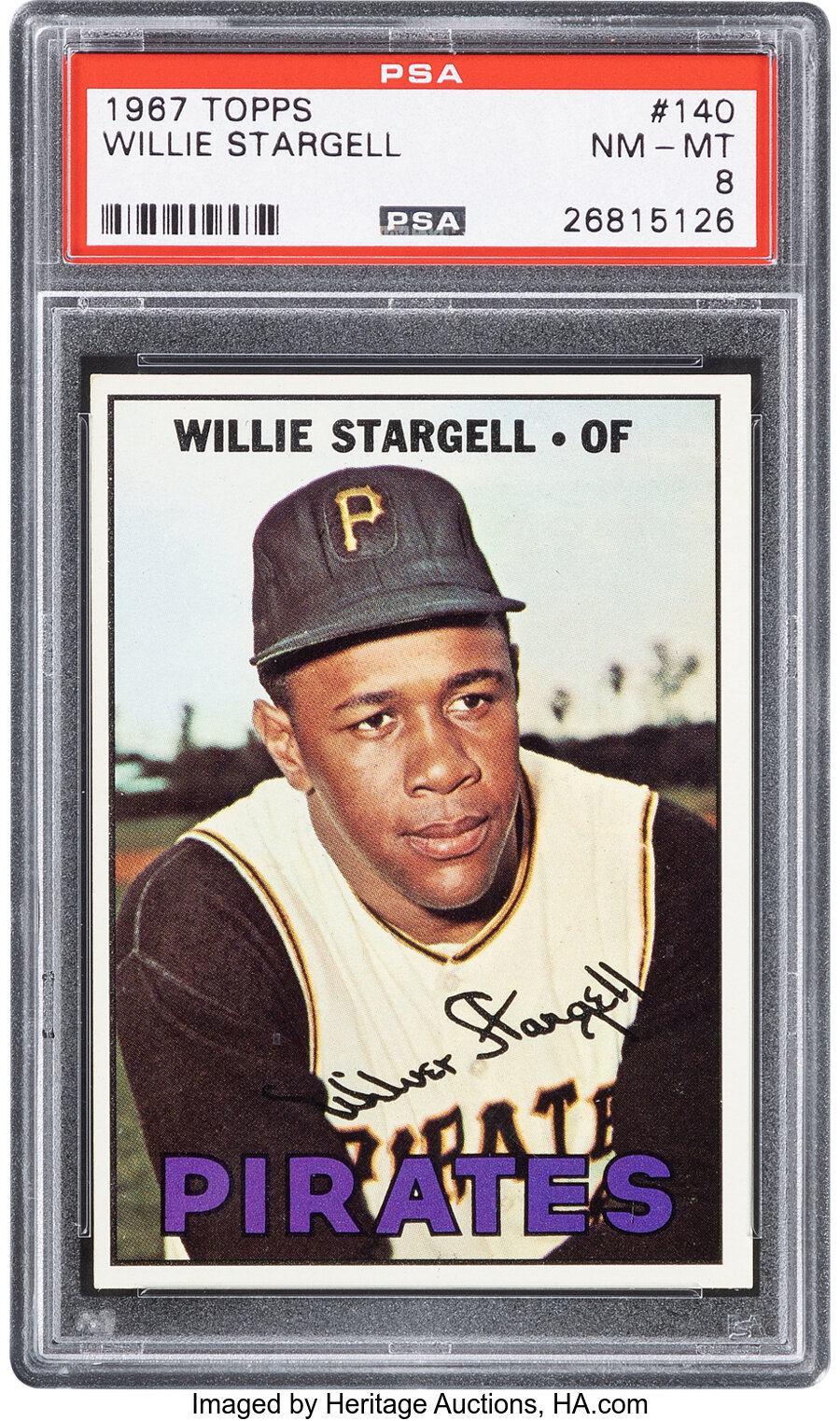 1967 Topps Willie Stargell #140 PSA NM-MT 8