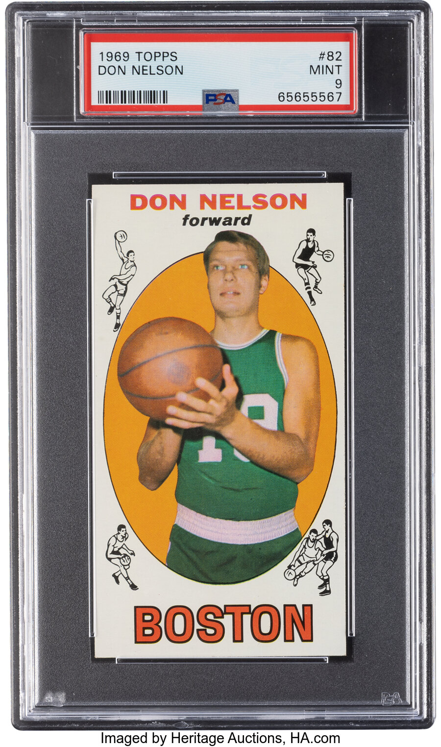 1969 Topps Don Nelson Rookie #82 PSA Mint 9 - None Higher