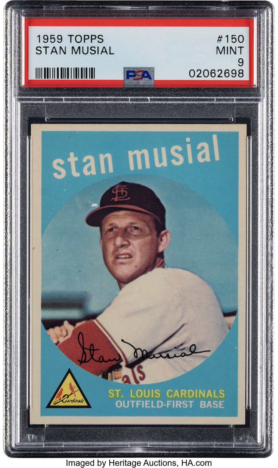1959 Topps Stan Musial #150 PSA Mint 9 - None Higher!