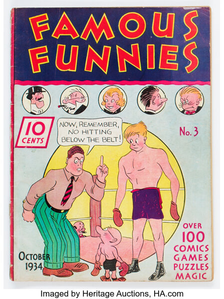 Platinum Age (1897-1937):Miscellaneous, Famous Funnies #3 (Eastern Color, 1934) Condition: GD+....