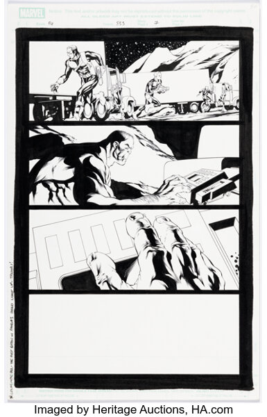 Original Comic Art:Story Page, Mike McKone and Andy Lanning Fantastic Four #533 Story Page 7 Original Art (Marvel, 2006).