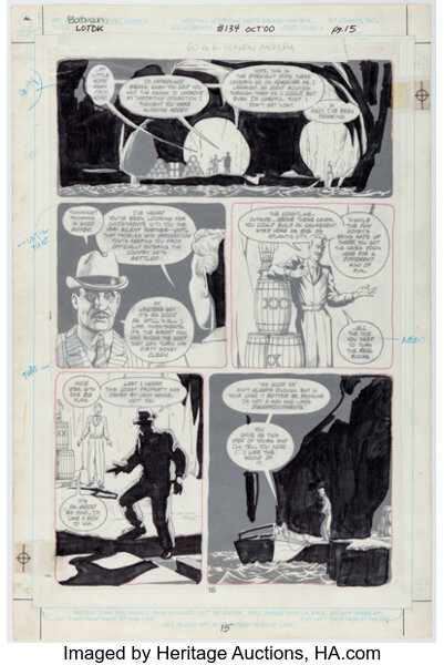 Original Comic Art:Story Page, Marshall Rogers Batman: Legends of the Dark Knight #134 Story Page 15 Original Art (DC, 2000)....