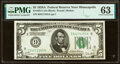 Fr. 1951-I $5 1928A Federal Reserve Note. PMG Choice Uncirculated 63