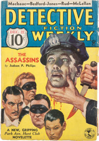 Detective Fiction Weekly - December 22nd, 1934 (Red Star Magazine) Condition: VG