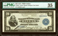 Fr. 828 $20 1915 Federal Reserve Bank Note PMG Choice Very Fine 35