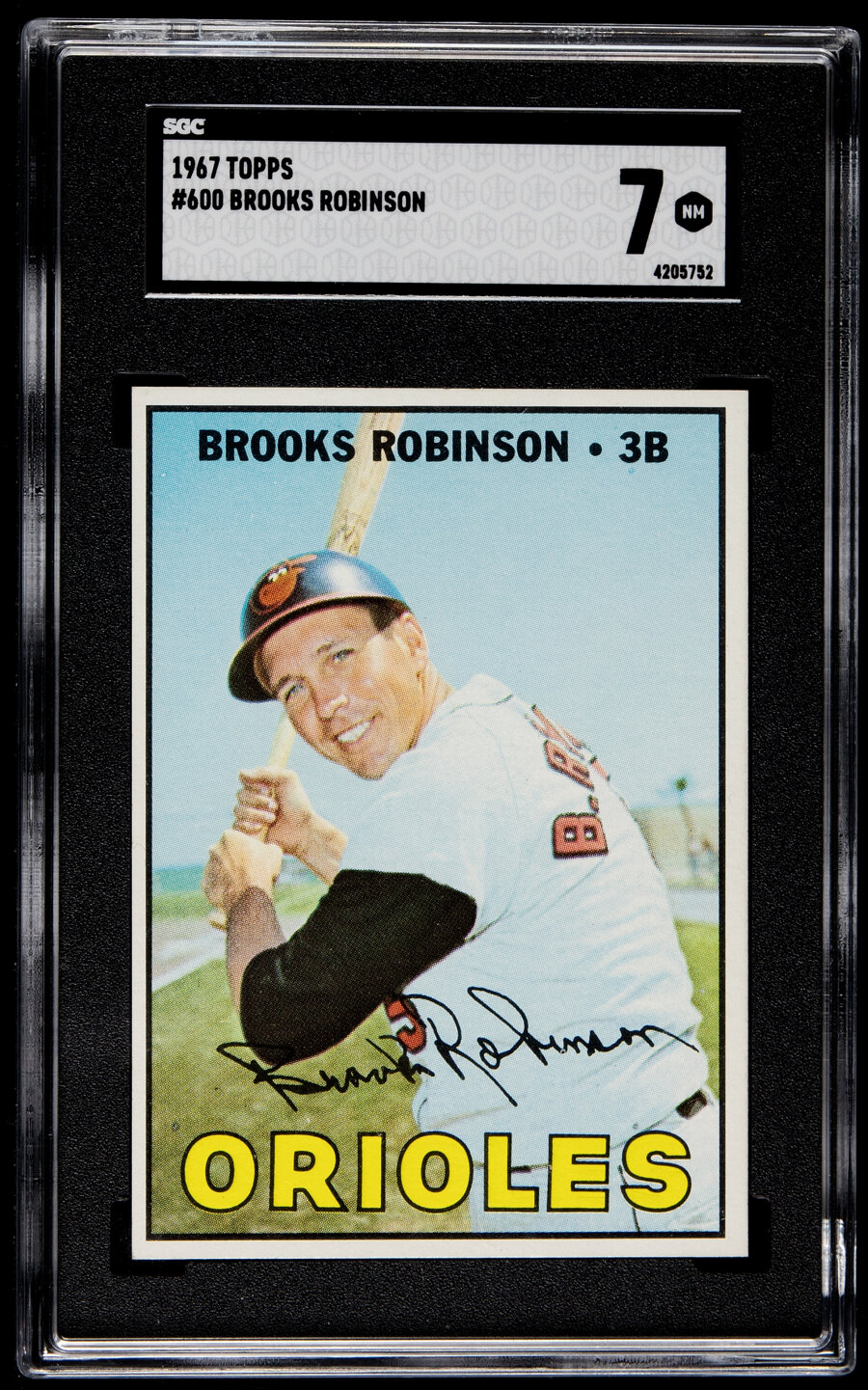1967 Topps Brooks Robinson #600 SGC NM 7