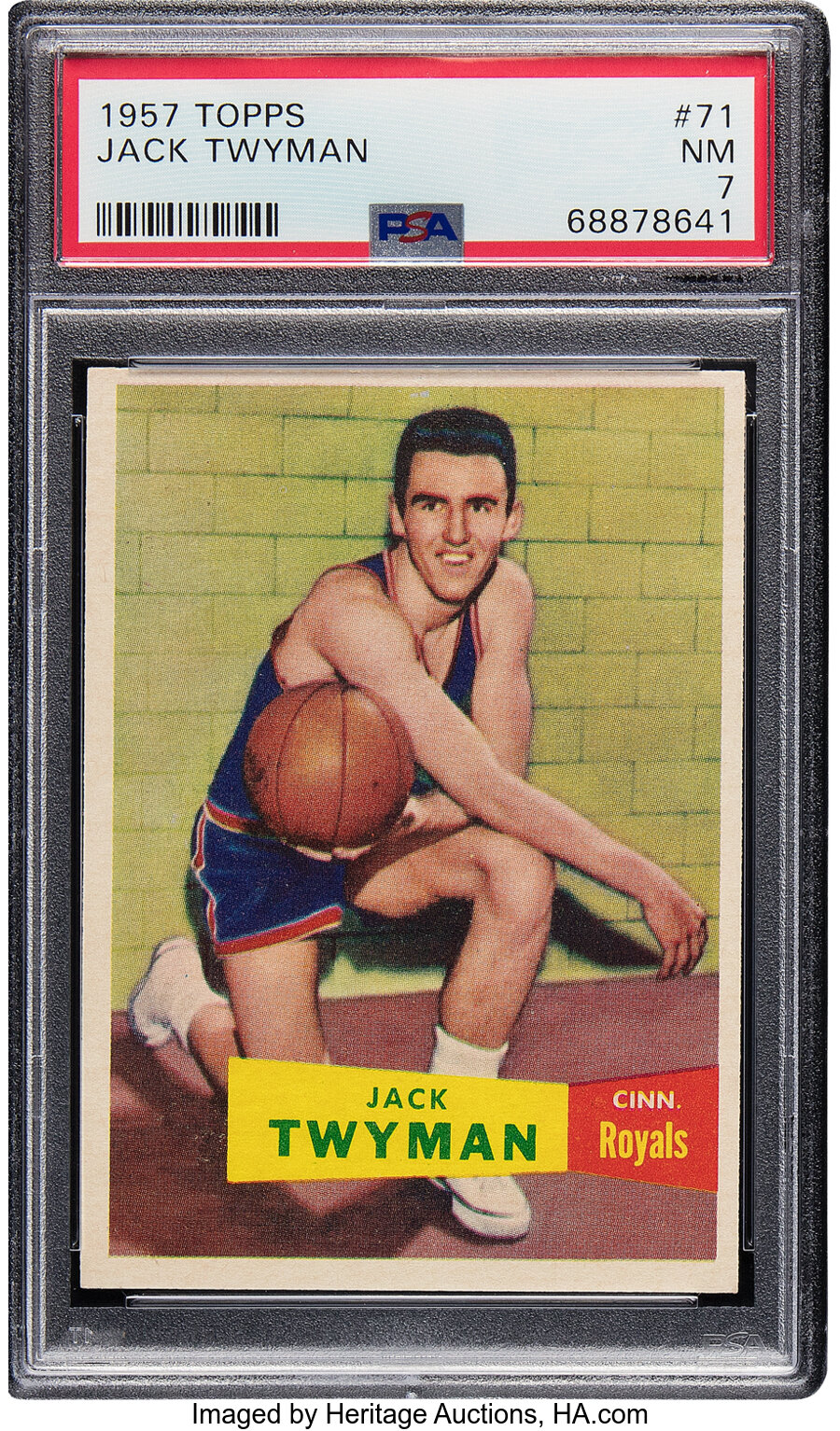 1957 Topps Jack Twyman #71 PSA NM 7
