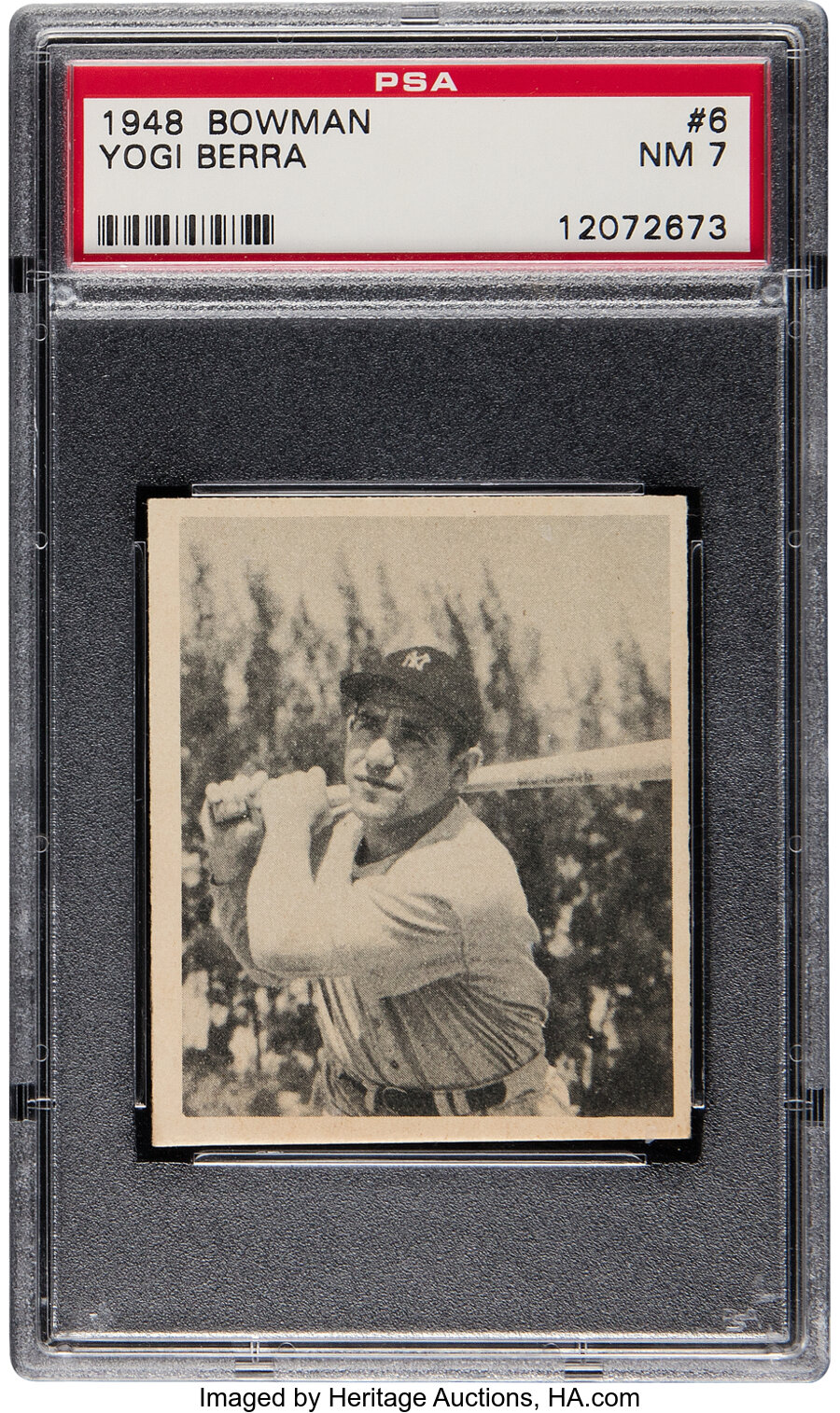 1948 Bowman Yogi Berra Rookie #6 PSA NM 7