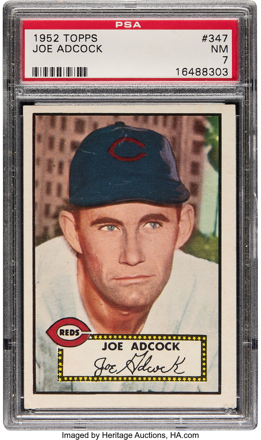 1952 Topps Joe Adcock #347 PSA NM 7