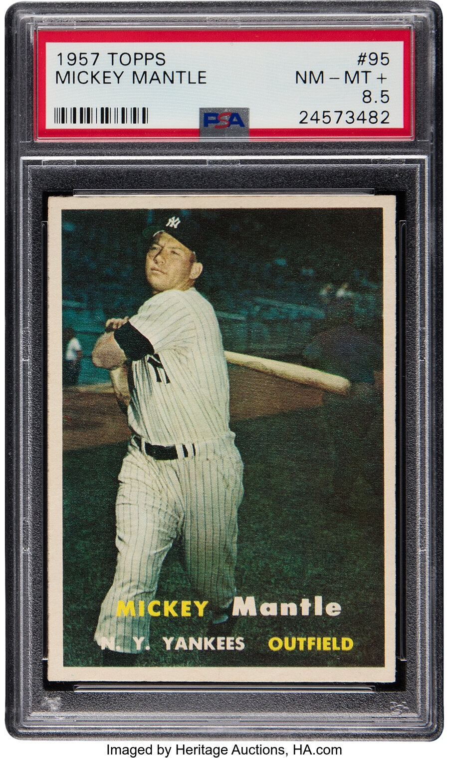 1957 Topps Mickey Mantle #95 PSA NM-MT+ 8.5