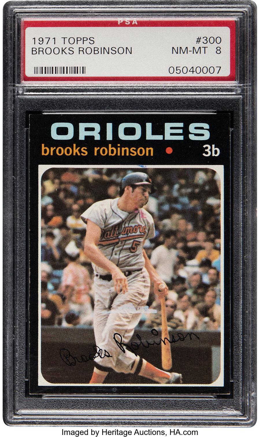 1971 Topps Brooks Robinson #300 PSA NM-MT 8