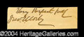 Autographs, John S. Mosby Rare Civil War Signature