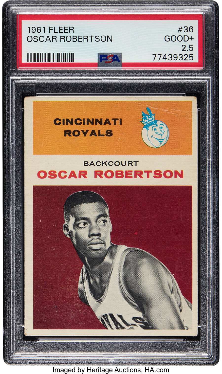 1961 Fleer Oscar Robertson Rookie #36 PSA Good+ 2.5
