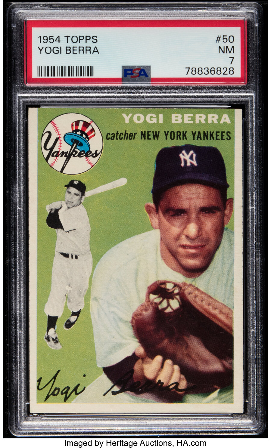 1954 Topps Yogi Berra #50 PSA NM 7