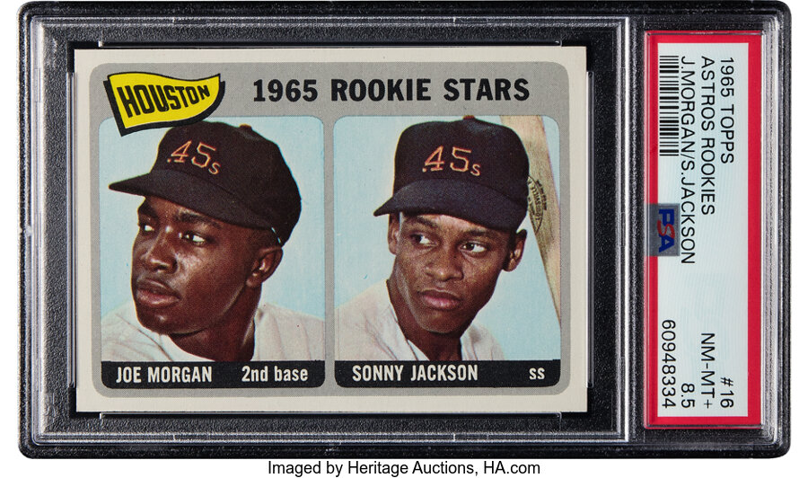 1965 Topps Joe Morgan - Houston Rookie Stars #16 PSA NM-MT+ 8.5