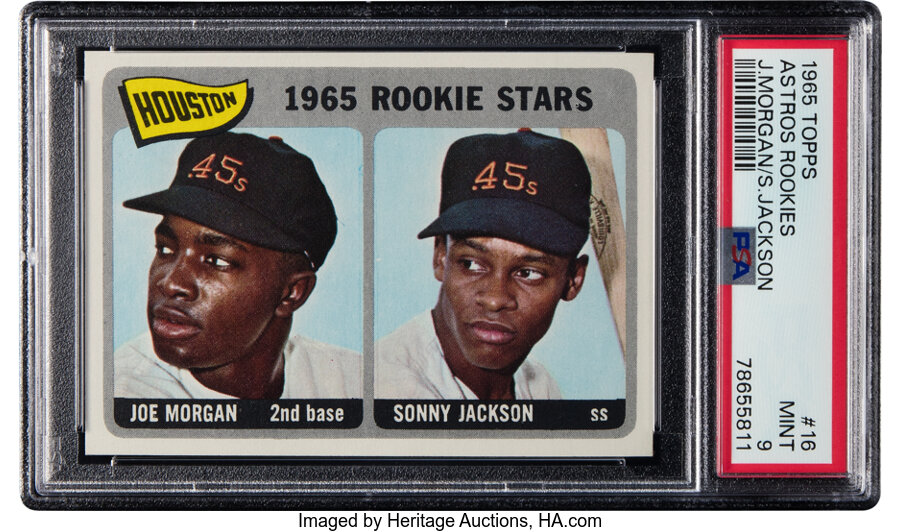 1965 Topps Joe Morgan Houston Rookie Stars #16 PSA Mint 9