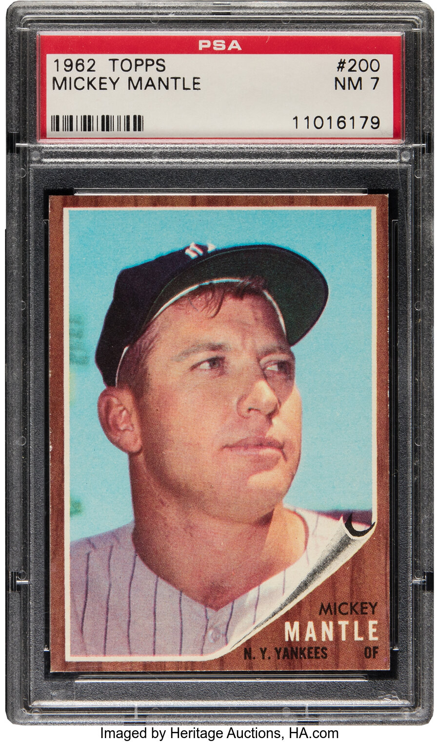 1962 Topps Mickey Mantle #200 PSA NM 7