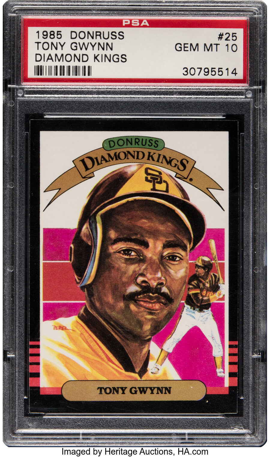 1985 Donruss Tony Gwynn (Diamond Kings) #25 PSA Gem Mint 10