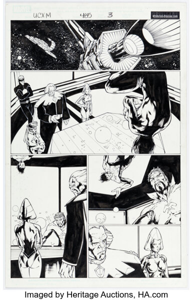 Original Comic Art:Story Page, Billy Tan, Danny Miki, and Allen Martinez The Uncanny X-Men #485 Story Page 3 Original Art (...
