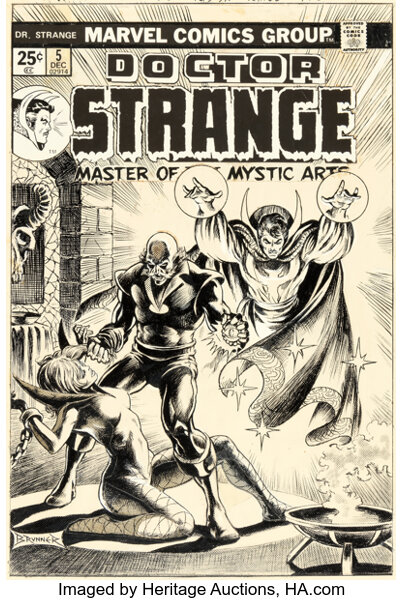 Original Comic Art:Covers, Frank Brunner Doctor Strange