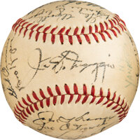 1951 New York Yankees Team Signed Baseball