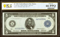 Fr. 844 $5 1914 Federal Reserve Note PCGS Banknote Gem Unc 66 PPQ